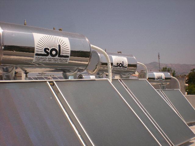 Ηλιακοί θερμοσίφωνες GLASS της SOL
